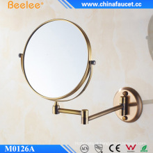 Espelho de parede cosmético antigo espelho retrátil com ampliação 3X